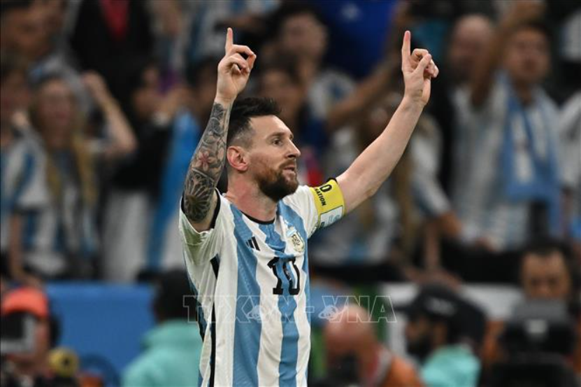 iền đạo Argentina Lionel Messi đang có kỳ World Cup đáng nhớ