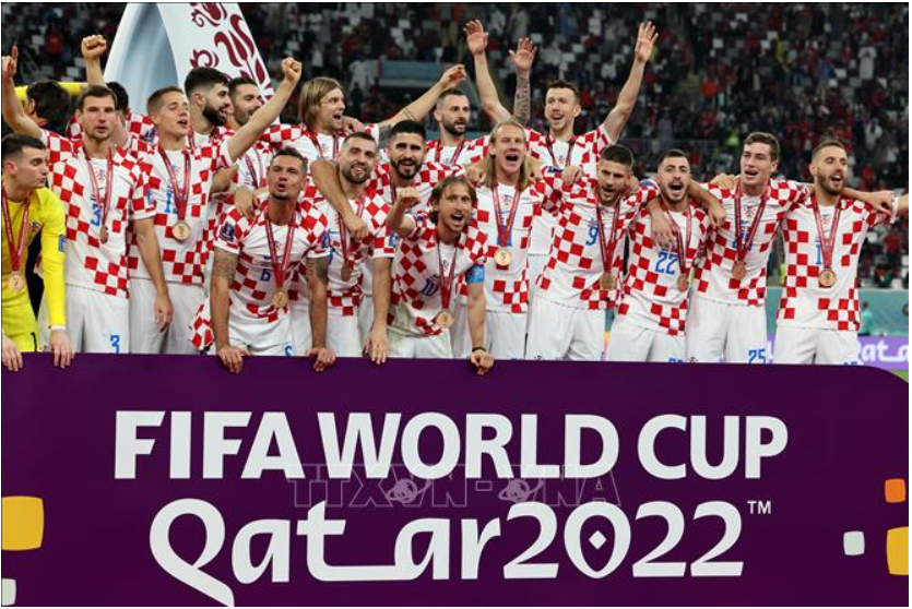 Đội tuyển Croatia giành hạng 3 World Cup 2022 sau khi chiến thắng đội tuyển Maroc 2-1