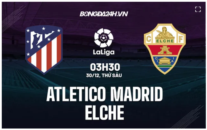 Atletico Madrid vs Elche