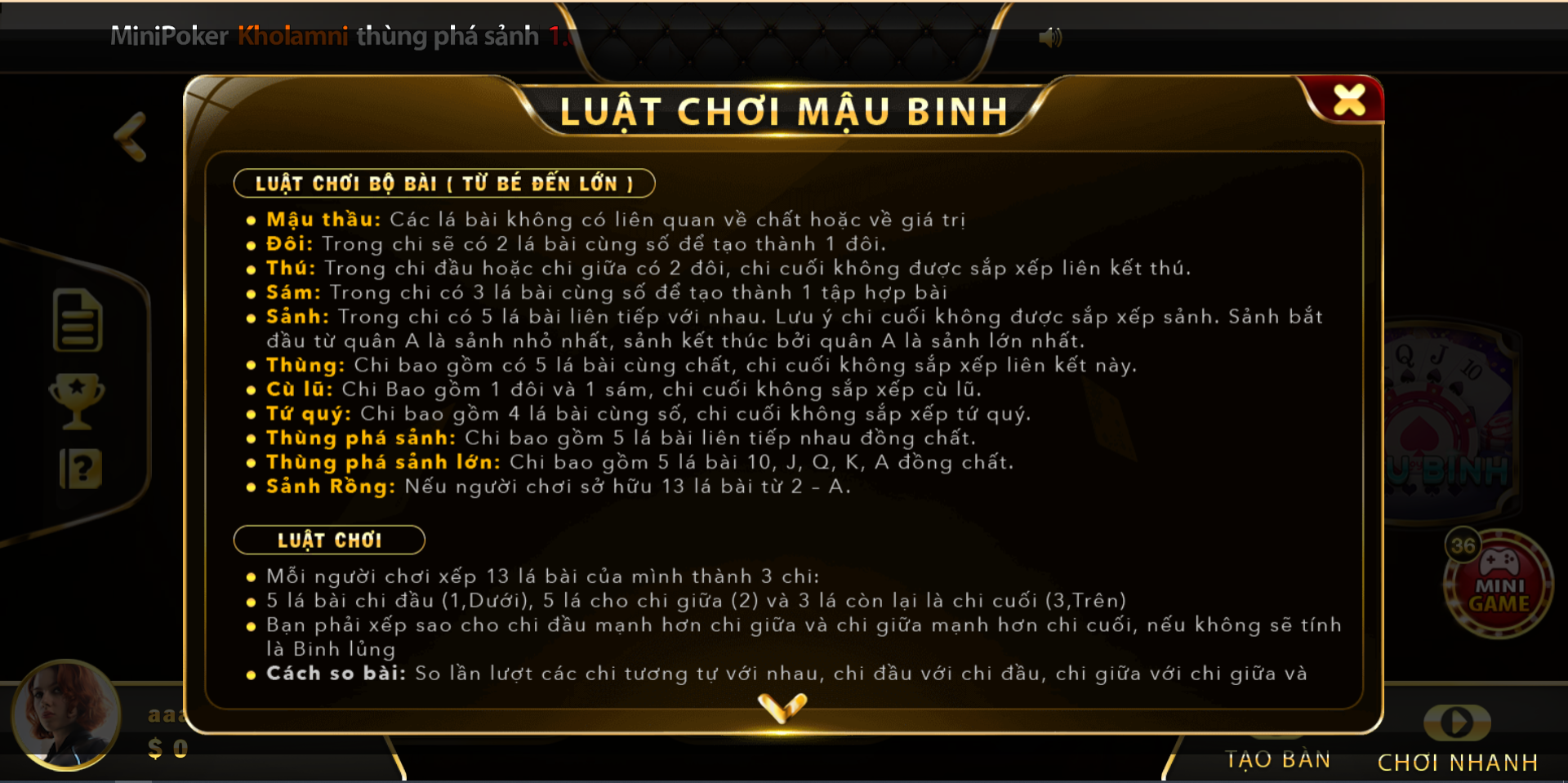 Bí kíp giúp bạn trở thành cao thủ game Mậu Binh UK88 online 