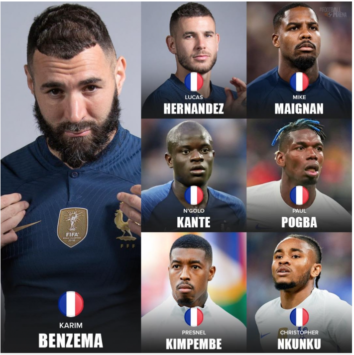 Nếu tính cả Lucas Hernandez bị chấn thương trong trận mở màn gặp Úc thì ĐT Pháp đã mất tới 7 ngôi sao tại World Cup 2022